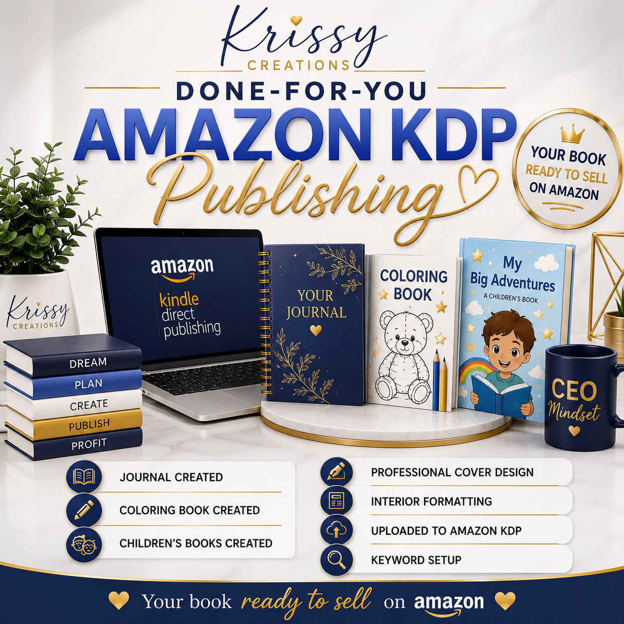 Done For you Publishing Services Amazon KDP